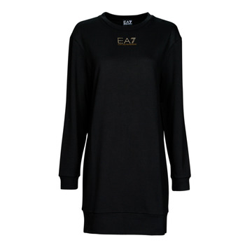 Textil Ženy Krátké šaty Emporio Armani EA7 6LTA53 Černá / Zlatá