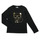 Textil Dívčí Trička s dlouhými rukávy Karl Lagerfeld Z15391-09B Černá
