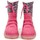 Boty Dívčí Zimní boty Italy Top Bimbo 663LA květ růžové dětské sněhule Růžová