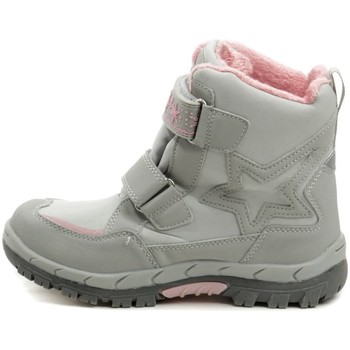 American Club HL45-20 šedo růžové dětské zimní boty Šedá