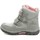 Boty Dívčí Kotníkové boty American Club HL45-20 šedo růžové dětské zimní boty Šedá