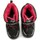 Boty Chlapecké Kotníkové boty American Club HL-31-21 černo červené dětské zimní boty Černá