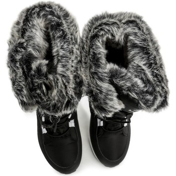 KAMIK Prairie black dívčí zimní obuv Černá