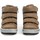 Boty Chlapecké Kotníkové boty American Club GC24-21 hnědé zimní dětské boty Hnědá