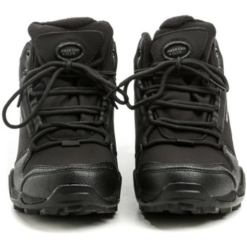 American Club WT64-21 černé zimní boty Černá