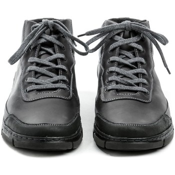 Mateos 924 šedé grafit pánské zimní boty Černá