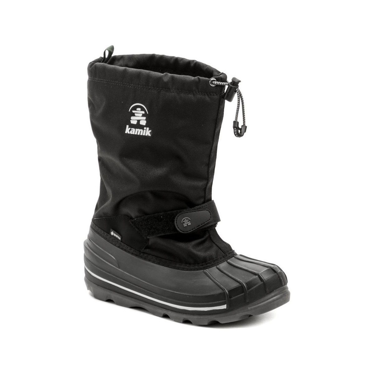 Boty Chlapecké Zimní boty KAMIK Waterbug 8G Black dětské zimní sněhule s GORE-Tex Černá