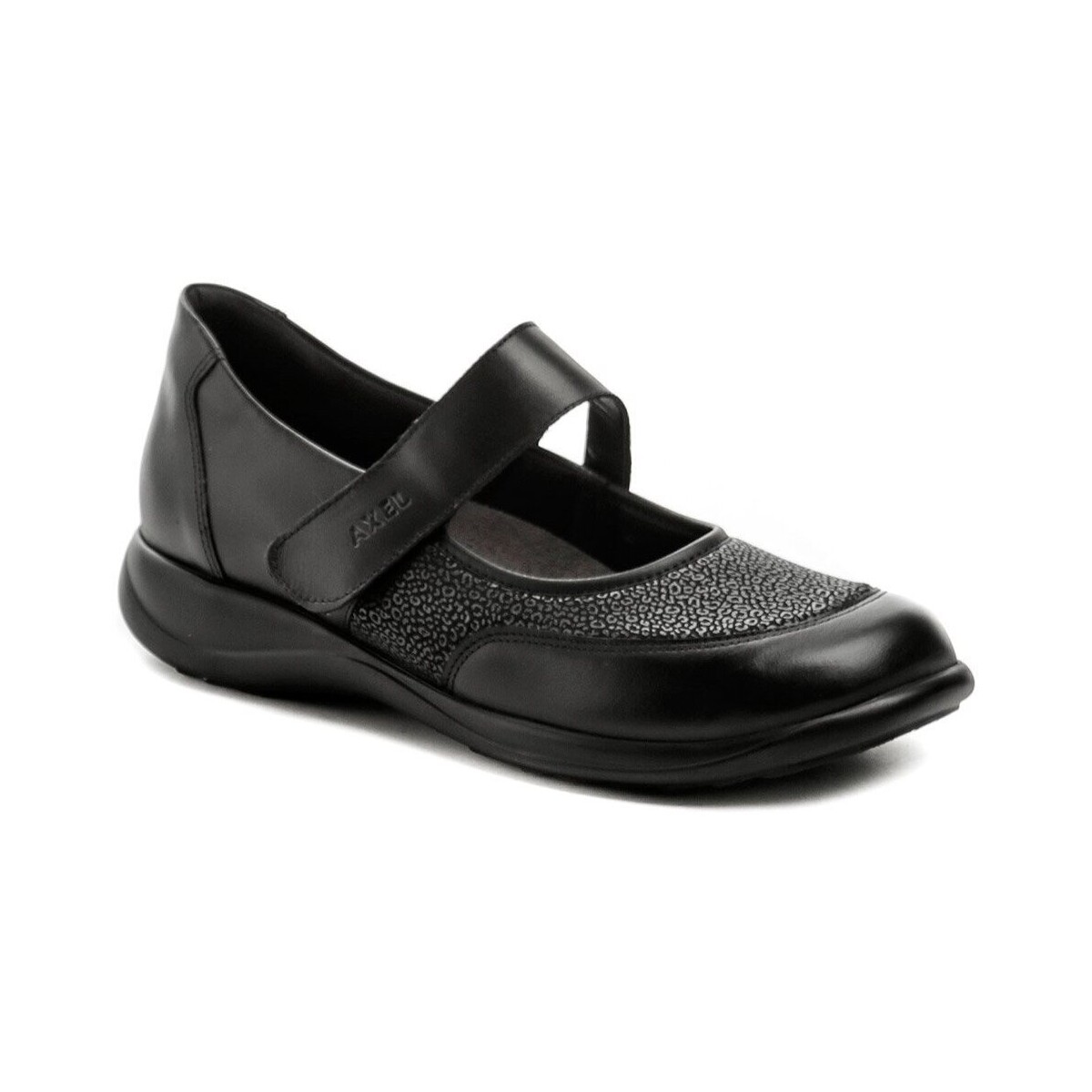 Boty Ženy Šněrovací polobotky  Axel AXCW139 černé dámské polobotky boty šíře H Černá