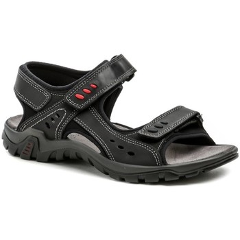 Boty Muži Sandály Imac 153400 černé pánské sandály Černá
