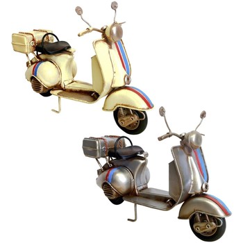 Bydlení Sošky a figurky Signes Grimalt Vintage Scooter Motocykl 2 Jednotky Bílá
