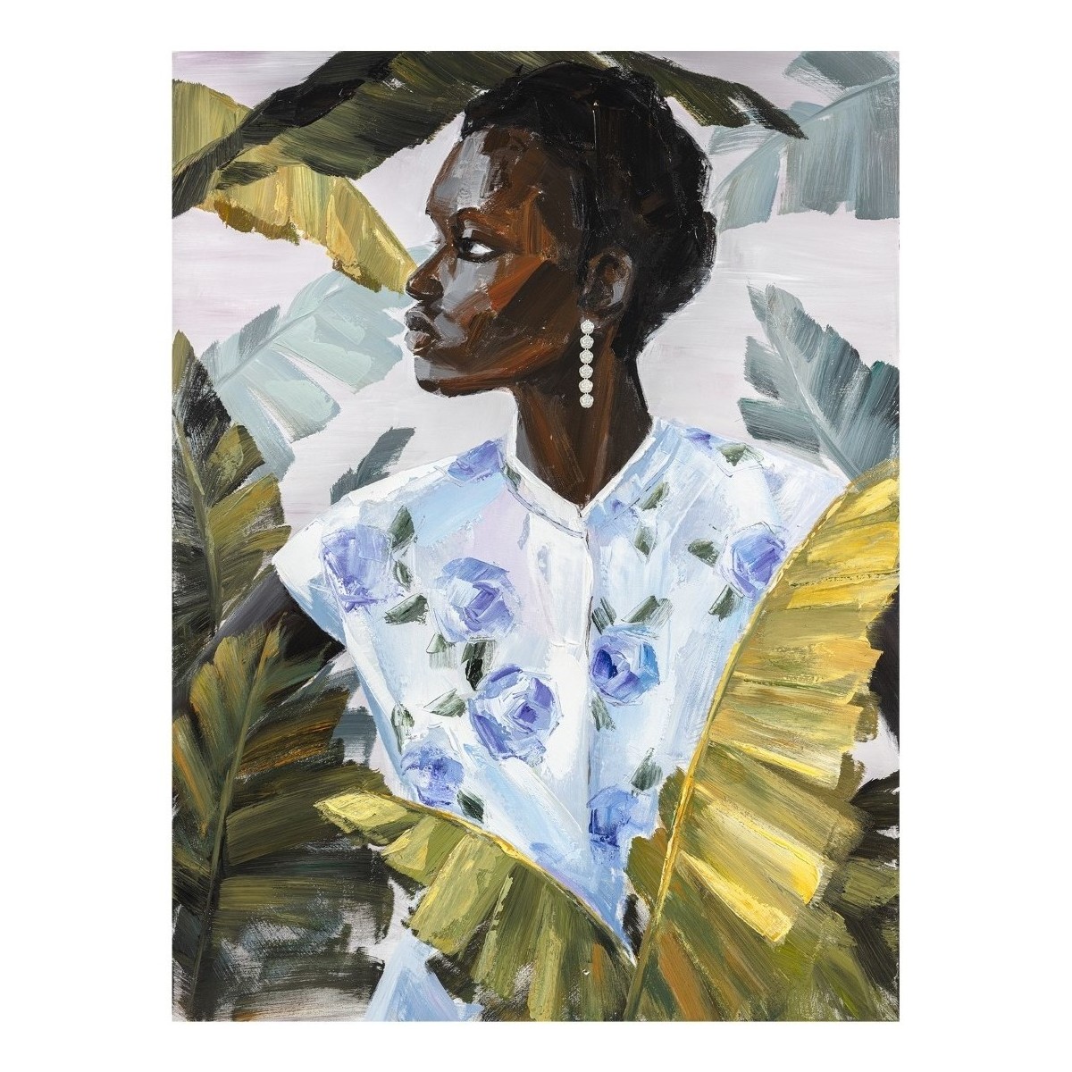 Bydlení Obrazy / plátna Signes Grimalt Africká Žena Malba Černá