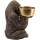 Bydlení Sošky a figurky Signes Grimalt Orangutan Postava S Miskou Zlatá