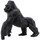 Bydlení Sošky a figurky Signes Grimalt Obrázek Gorilla Chůze. Černá