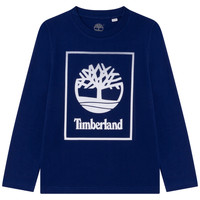 Textil Chlapecké Trička s dlouhými rukávy Timberland T25T31-843 Modrá