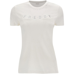 Textil Ženy Trička s krátkým rukávem Freddy S2WALT2 Bílá