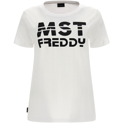 Textil Ženy Trička s krátkým rukávem Freddy S2WMAT1 Bílá
