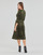 Textil Ženy Společenské šaty Lauren Ralph Lauren CARLYNA Khaki / Černá