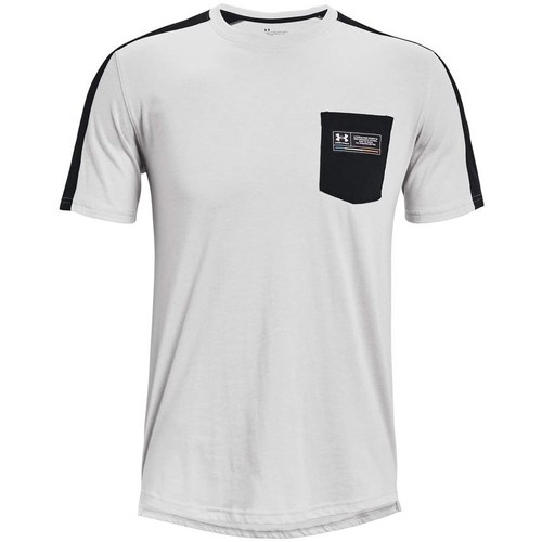 Textil Muži Trička s krátkým rukávem Under Armour Pocket Bílá