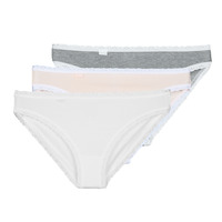 Spodní prádlo Ženy Kalhotky Sloggi  WEEKEND TAI X3 Bílá / Šedá / Růžová