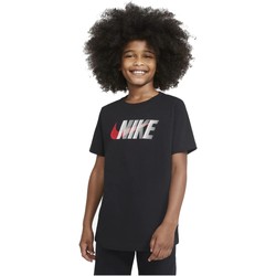 Textil Chlapecké Trička s krátkým rukávem Nike CAMISETA NEGRA NIO  SPORTSWEAR DC7796 Černá