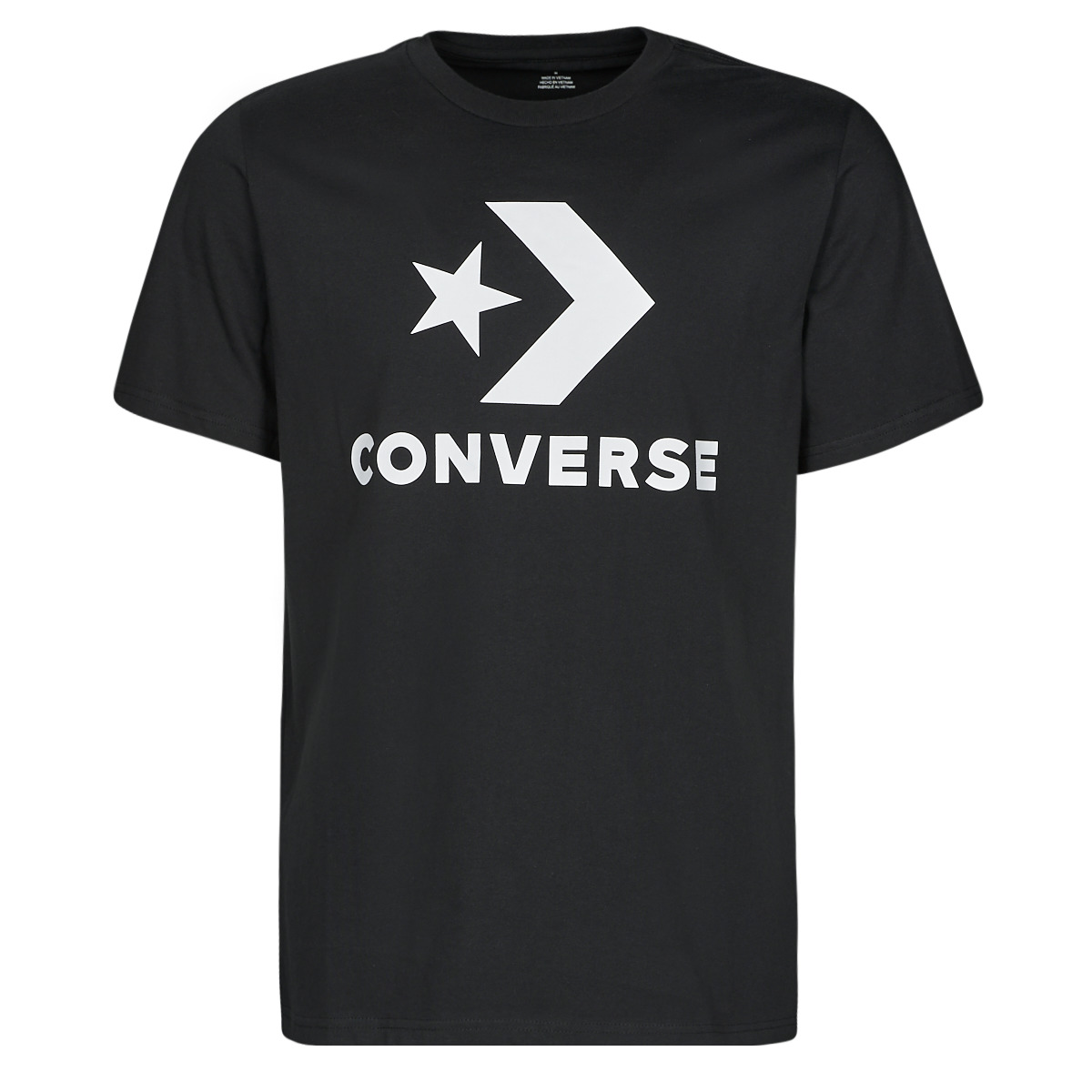 Converse  GO-TO STAR CHEVRON TEE  Trička s krátkým rukávem Černá