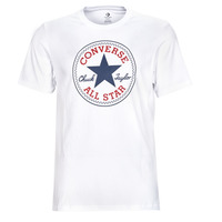 Textil Trička s krátkým rukávem Converse GO-TO CHUCK TAYLOR CLASSIC PATCH TEE Bílá