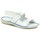 Boty Ženy Sandály Arka Bioeco AK037 bílé dámské sandály Bílá