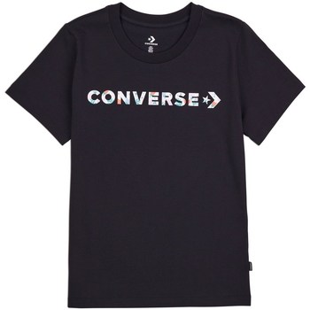 Textil Ženy Trička s krátkým rukávem Converse Floral Logo Graphic Černá