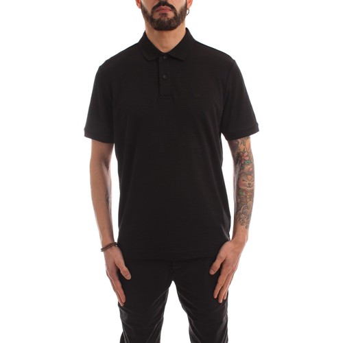 Textil Muži Polo s krátkými rukávy Calvin Klein Jeans K10K108724 Černá