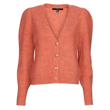 Textil Ženy Svetry / Svetry se zapínáním Vero Moda VMELKE Oranžová