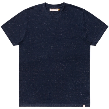 Textil Muži Trička & Pola Revolution Structured T-Shirt 1204 - Navy Modrá