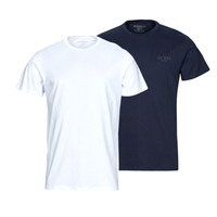 Textil Muži Trička s krátkým rukávem Guess STILLMAN CN SS X2 Tmavě modrá / Bílá
