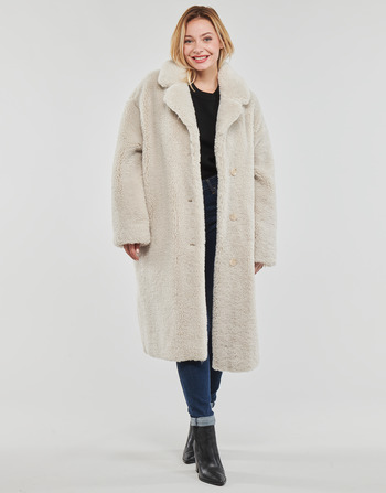 Textil Ženy Kabáty Guess ALINA COAT Béžová