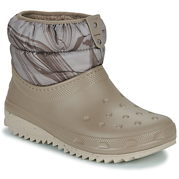 Boty Ženy Zimní boty Crocs CLASSIC NEO PUFF SHORTY BOOT W Béžová