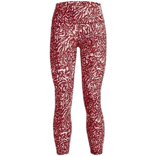 Textil Ženy Kalhoty Under Armour Noslip Waistband Printed Vínově červené, Bílé