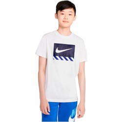 Textil Chlapecké Trička s krátkým rukávem Nike CAMISETA BLANCA NIO  DO1823 Bílá