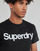 Textil Muži Trička s krátkým rukávem Superdry CL TEE Černá