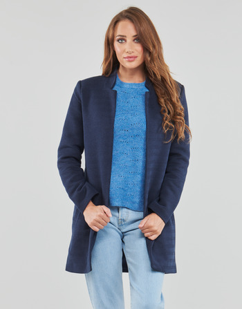 Textil Ženy Kabáty Only ONLSOHO-LINEA L/S COATIGAN CC PNT Tmavě modrá
