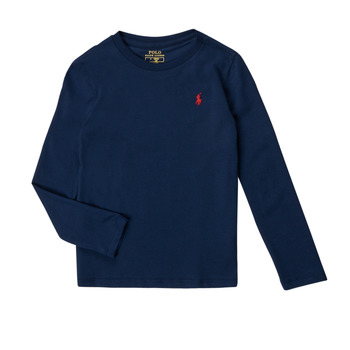 Textil Dívčí Trička s dlouhými rukávy Polo Ralph Lauren 312841122018 Tmavě modrá