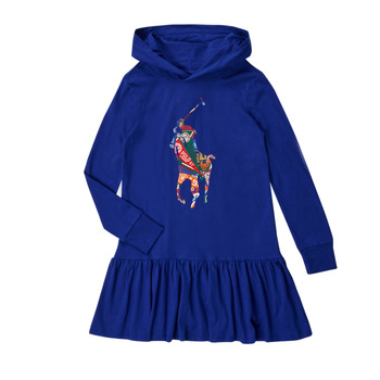 Textil Dívčí Krátké šaty Polo Ralph Lauren 313869572002 Tmavě modrá