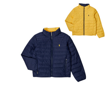 Textil Chlapecké Prošívané bundy Polo Ralph Lauren 321875511004 Tmavě modrá / Žlutá