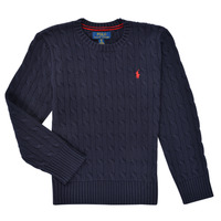 Textil Chlapecké Trička s dlouhými rukávy Polo Ralph Lauren 323702674042 Tmavě modrá
