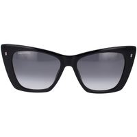 Hodinky & Bižuterie sluneční brýle Dsquared Occhiali da Sole  ICON 0006/S 80S Černá
