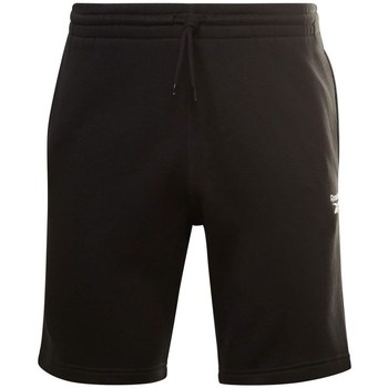 Textil Muži Tříčtvrteční kalhoty Reebok Sport Left Leg Logo Černá