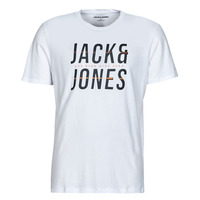 Textil Muži Trička s krátkým rukávem Jack & Jones JJXILO TEE SS CREW NECK Bílá