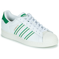 Boty Nízké tenisky adidas Originals SUPERSTAR Bílá / Zelená