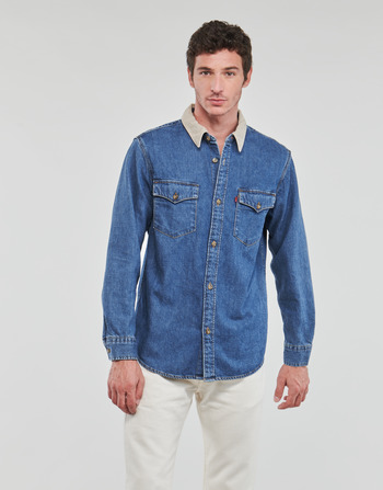 Textil Muži Košile s dlouhymi rukávy Levi's RELAXED FIT WESTERN Modrá