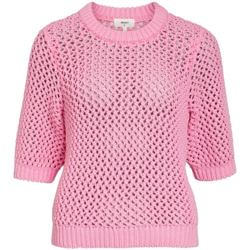 Textil Ženy Svetry Object Ronaska Knit - Begonia Pink Růžová
