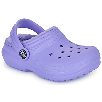 Boty Dívčí Pantofle Crocs Classic Lined Clog T Modrá