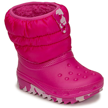 Crocs Zimní boty Dětské Classic Neo Puff Boot T - Růžová